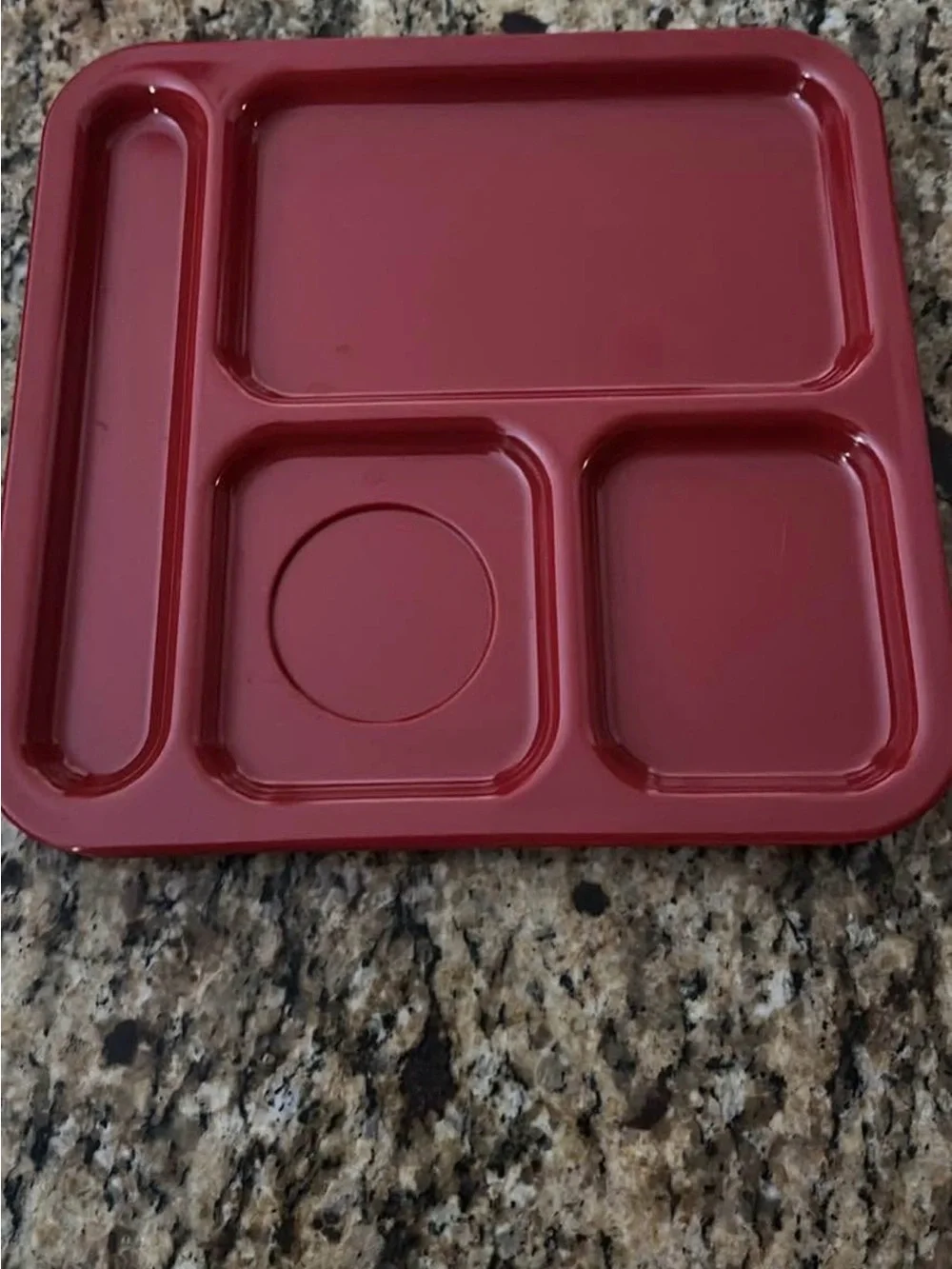 Vintage Red Texas Ware Lunch Trays - 2 Trays